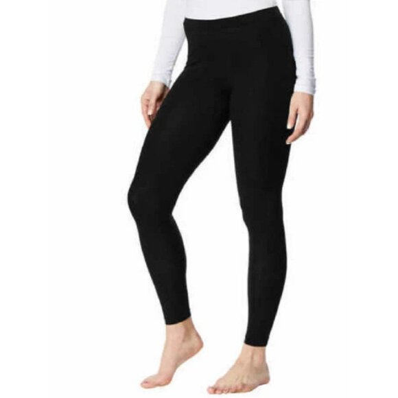 NEW 2 Pack  32 Degrees Heat Women's S Base Layer Pant Black Leggings - Picture 3 of 7